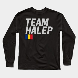 Team Halep Long Sleeve T-Shirt